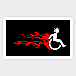 WHEELCHARIOT 2 (Flamer) Sticker